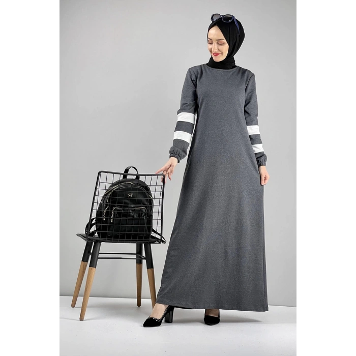 Moda Çizgi Tesettür Elbise