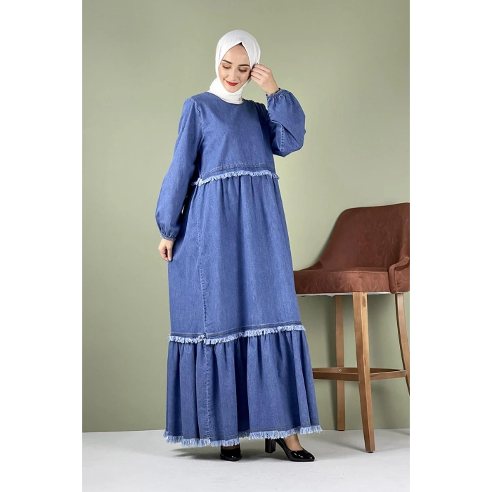 Moda Çizgi Tesettür Elbise