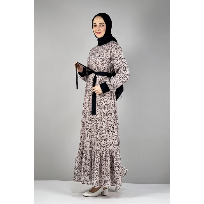 Moda Çizgi Tesettür Elbise