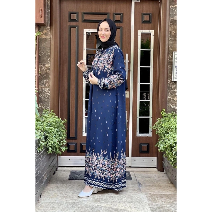 Moda Çizgi Tesettür Elbise