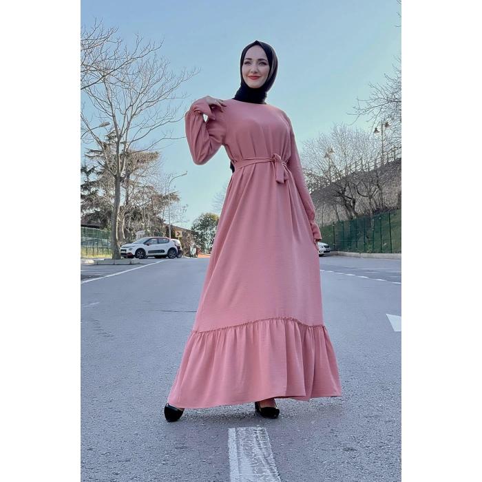 Moda Çizgi Tesettür Elbise