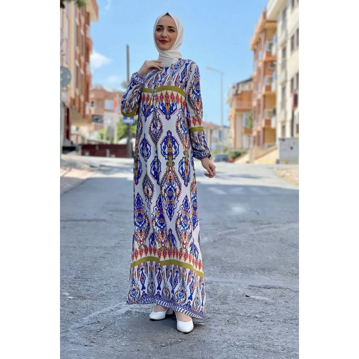 Moda Çizgi Tesettür Elbise