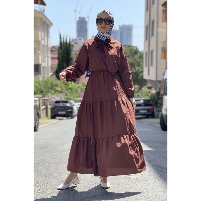 Moda Çizgi Tesettür Elbise