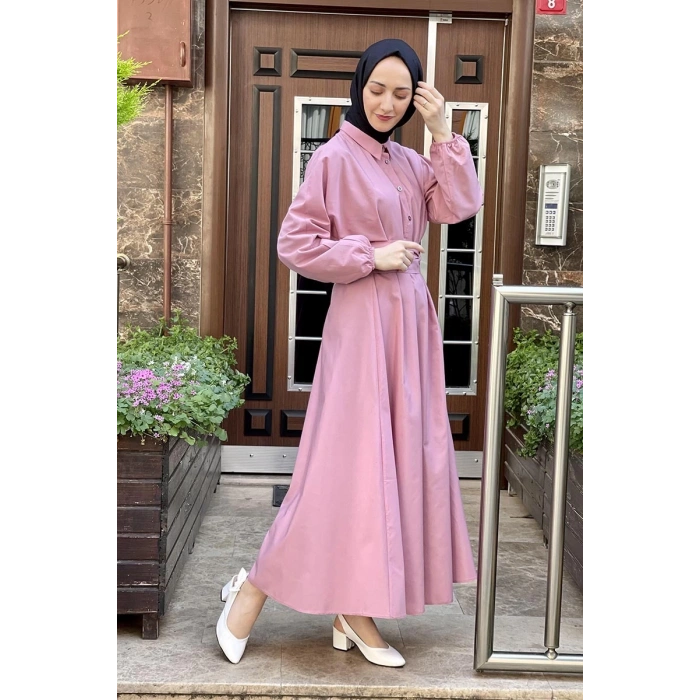 Moda Çizgi Tesettür Elbise