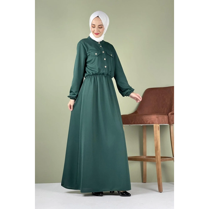 Moda Çizgi Tesettür Elbise