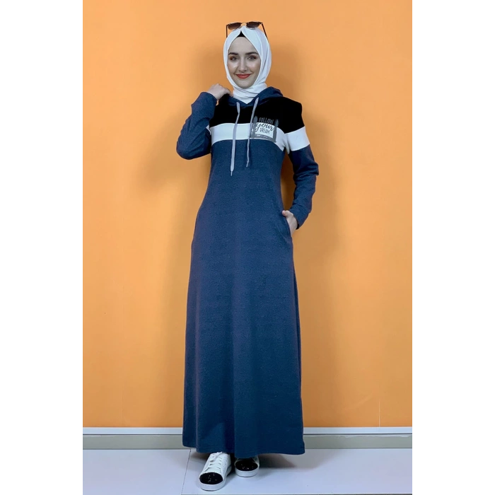 Moda Çizgi Tesettür Elbise