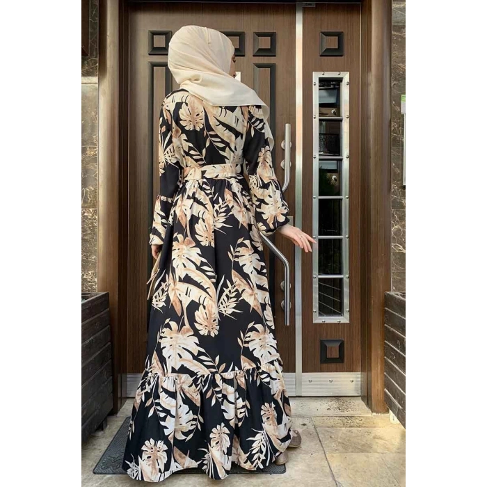 Moda Çizgi Tesettür Elbise