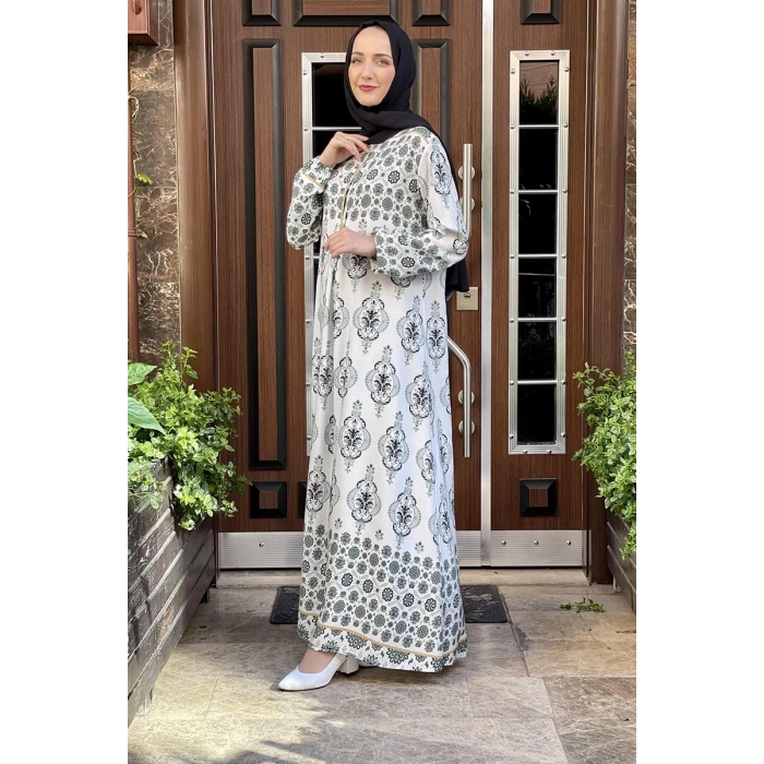 Moda Çizgi Tesettür Elbise