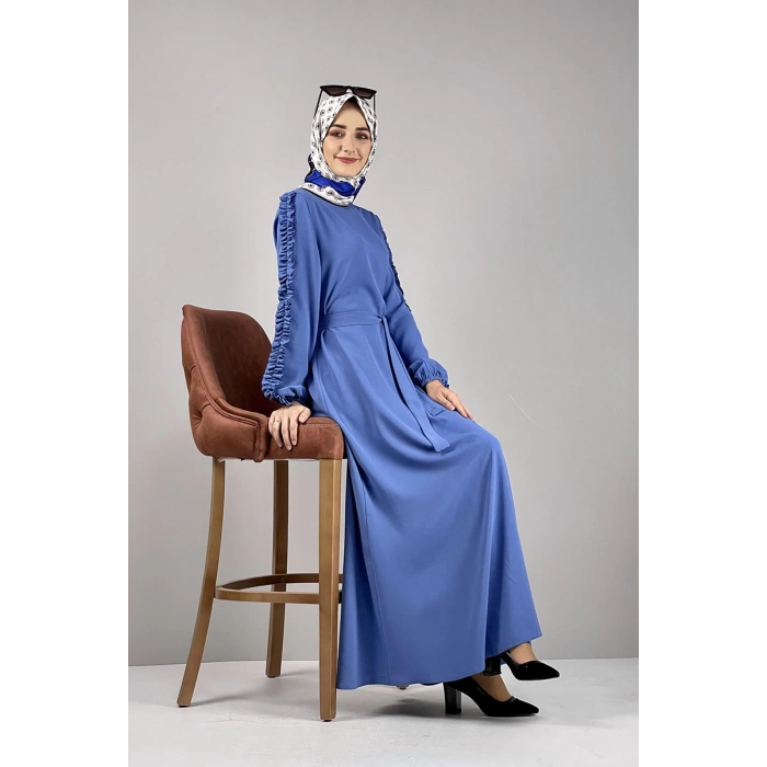 Moda Çizgi Tesettür Elbise