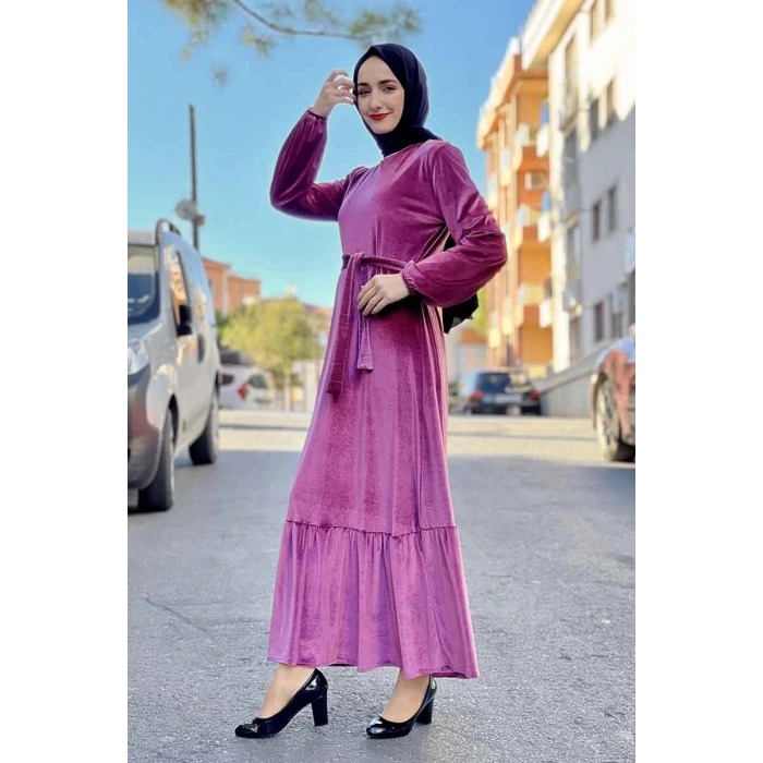 Moda Çizgi Tesettür Elbise