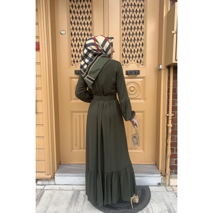 Moda Çizgi Tesettür Elbise