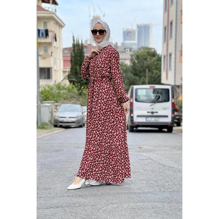 Moda Çizgi Tesettür Elbise