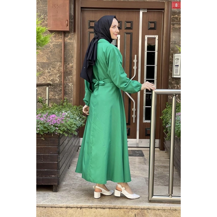 Moda Çizgi Tesettür Elbise