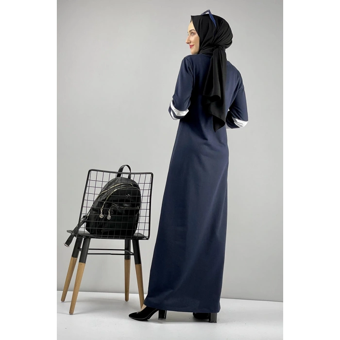 Moda Çizgi Tesettür Elbise