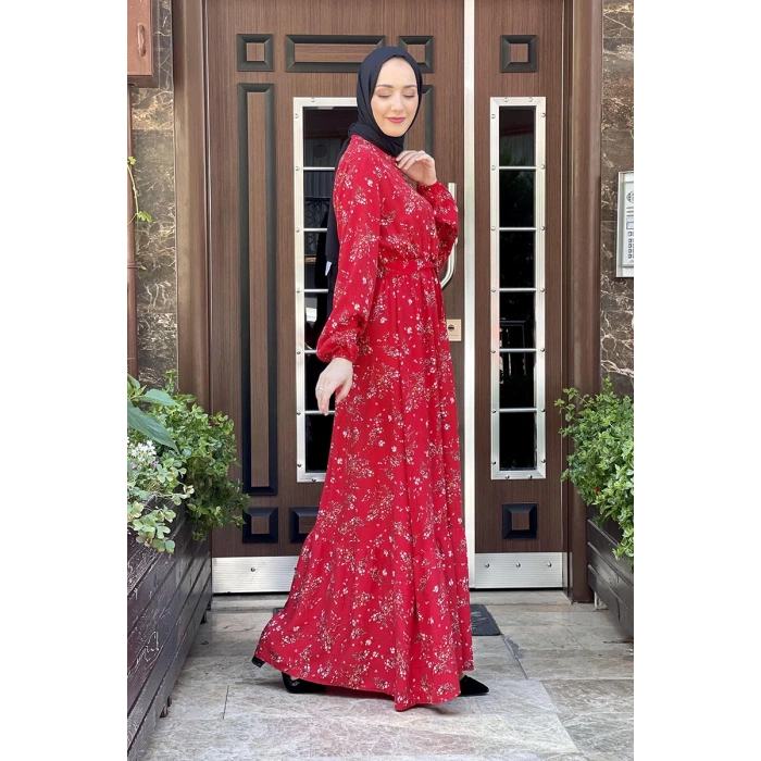 Moda Çizgi Tesettür Elbise