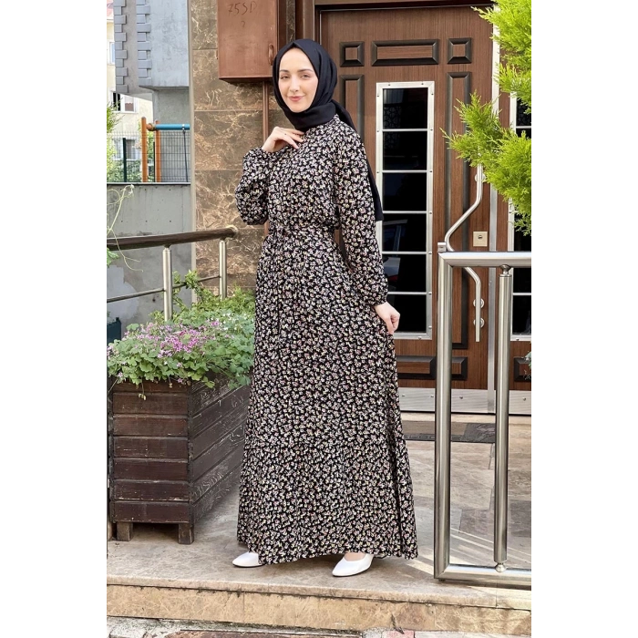 Moda Çizgi Tesettür Elbise