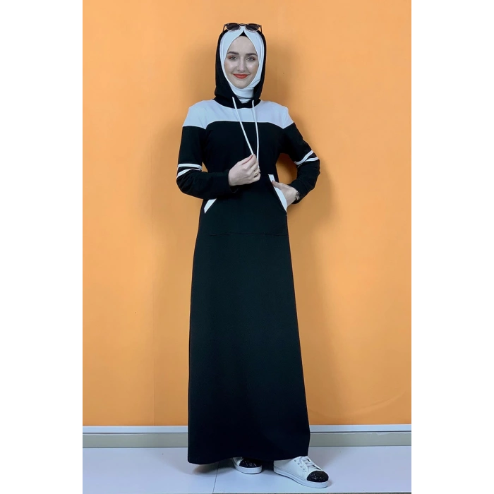 Moda Çizgi Tesettür Elbise