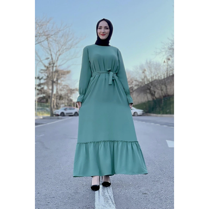 Moda Çizgi Tesettür Elbise