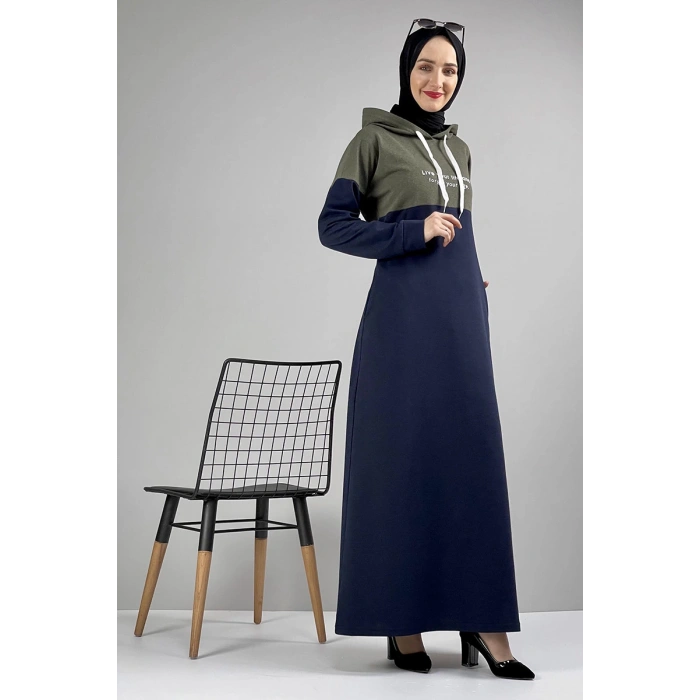 Moda Çizgi Tesettür Elbise