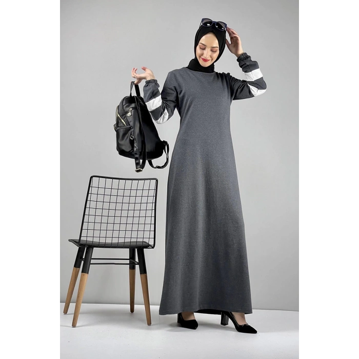 Moda Çizgi Tesettür Elbise