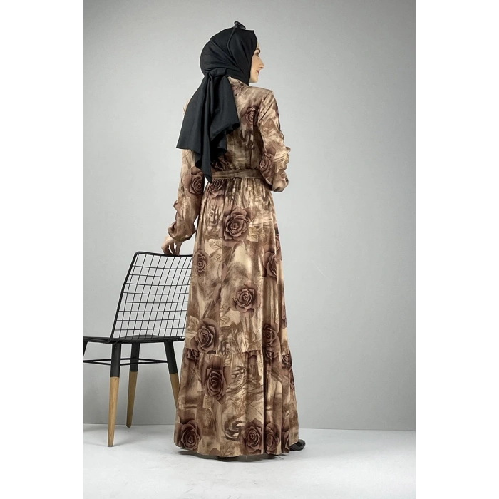 Moda Çizgi Tesettür Elbise