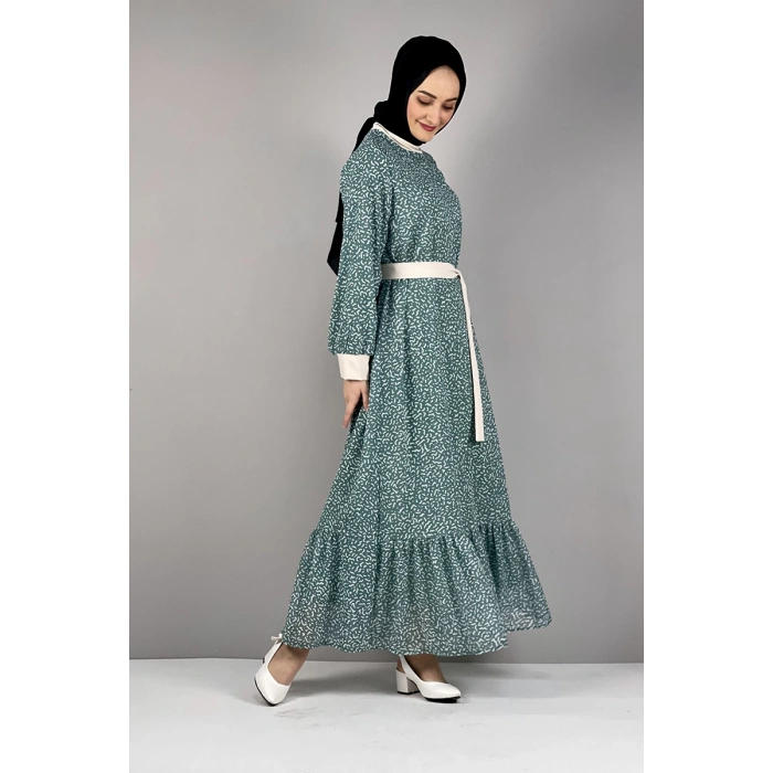 Moda Çizgi Tesettür Elbise