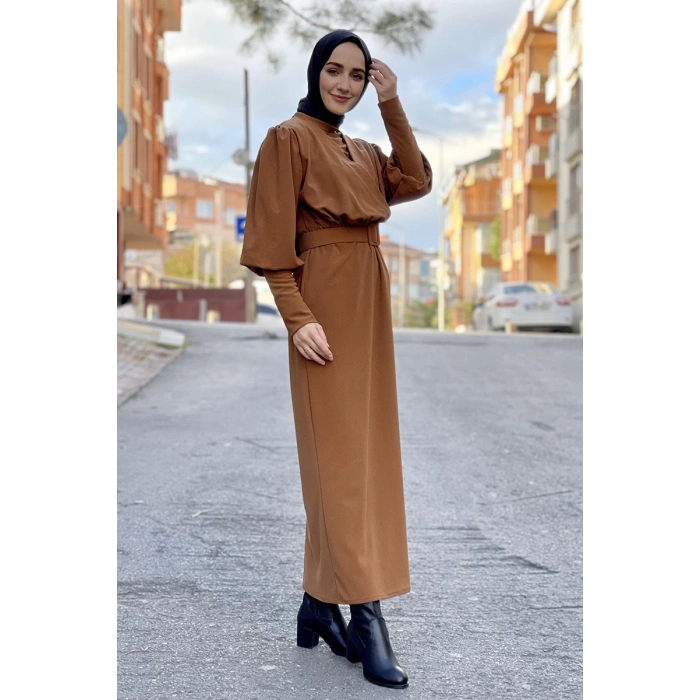 Moda Çizgi Tesettür Elbise