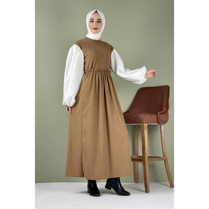 Moda Çizgi Tesettür Elbise