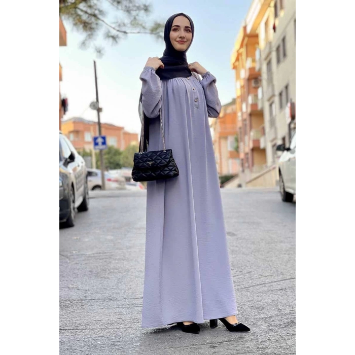 Moda Çizgi Tesettür Elbise