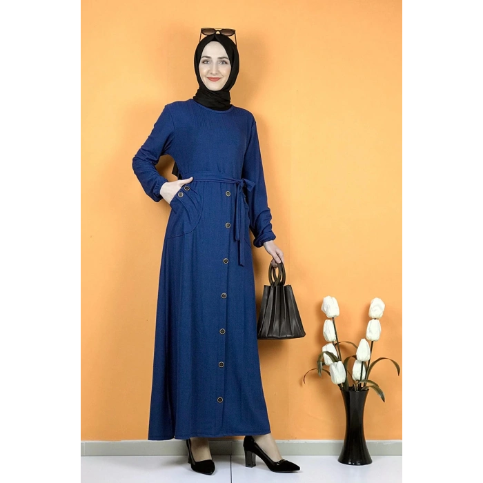 Moda Çizgi Tesettür Elbise