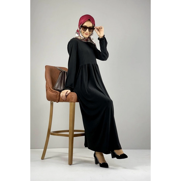Moda Çizgi Tesettür Elbise