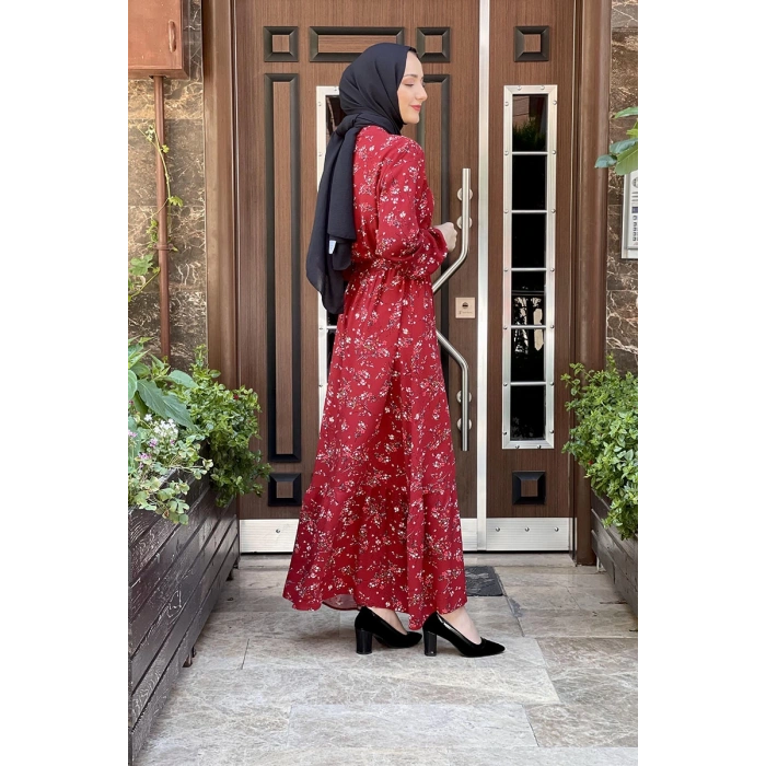 Moda Çizgi Tesettür Elbise