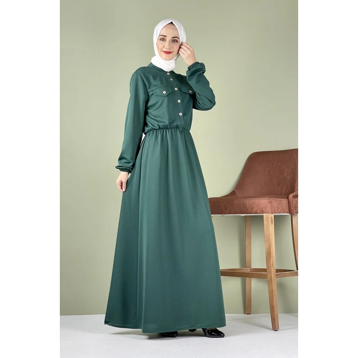 Moda Çizgi Tesettür Elbise