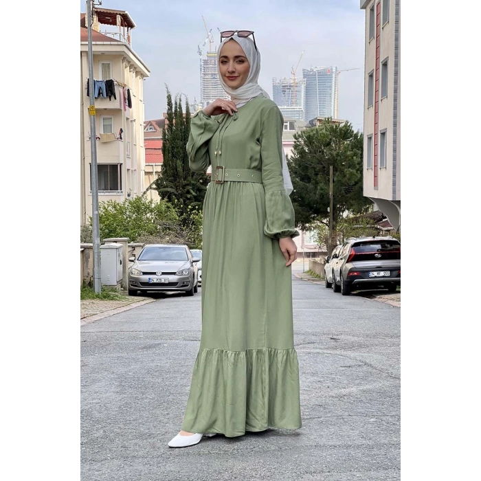 Moda Çizgi Tesettür Elbise