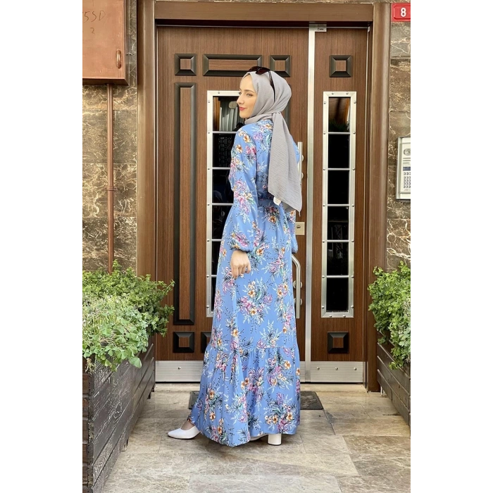 Moda Çizgi Tesettür Elbise