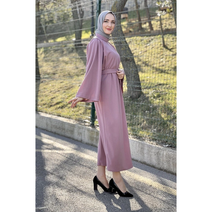 Moda Çizgi Tesettür Elbise