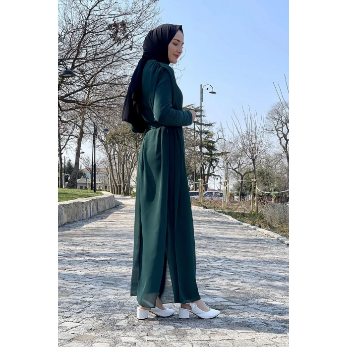 Moda Çizgi Tesettür Elbise