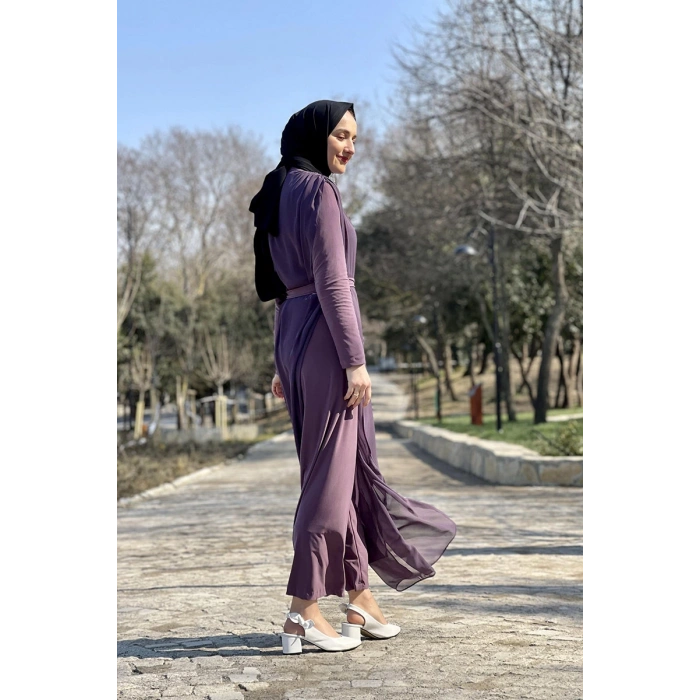 Moda Çizgi Tesettür Elbise