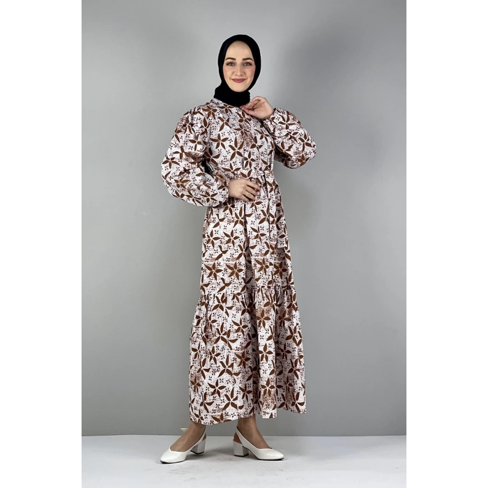 Moda Çizgi Tesettür Elbise