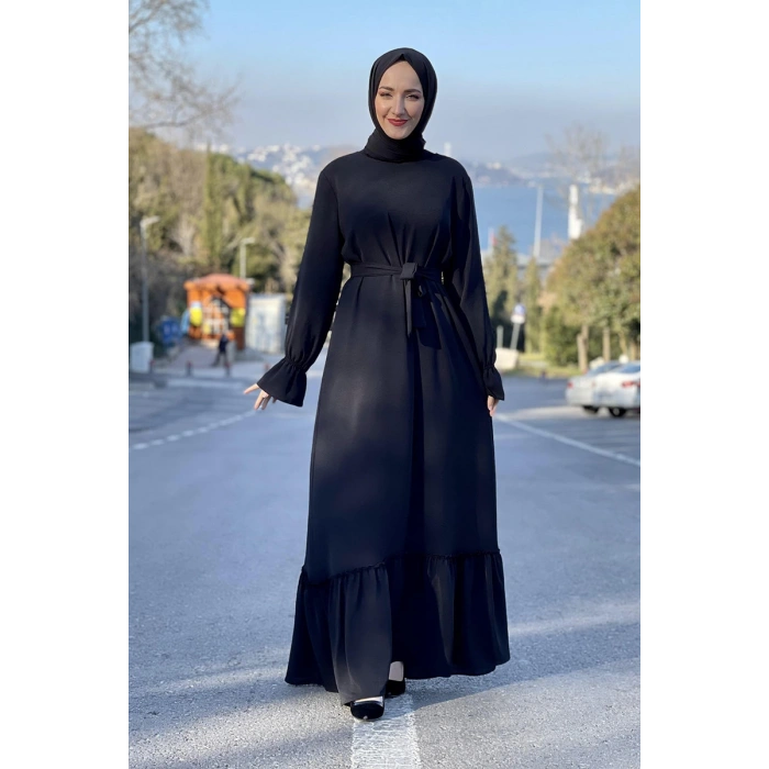 Moda Çizgi Tesettür Elbise