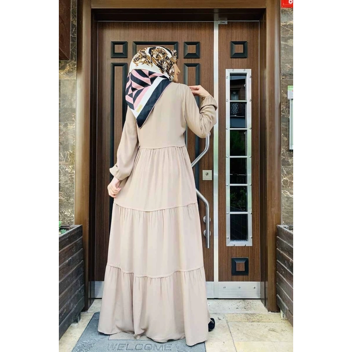 Moda Çizgi Tesettür Elbise