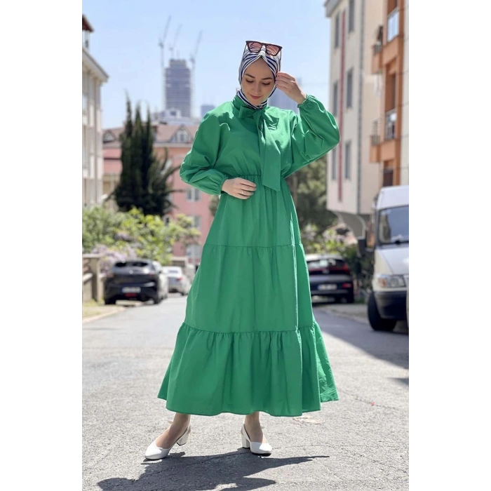 Moda Çizgi Tesettür Elbise