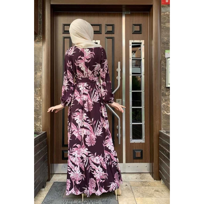 Moda Çizgi Tesettür Elbise