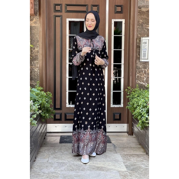 Moda Çizgi Tesettür Elbise