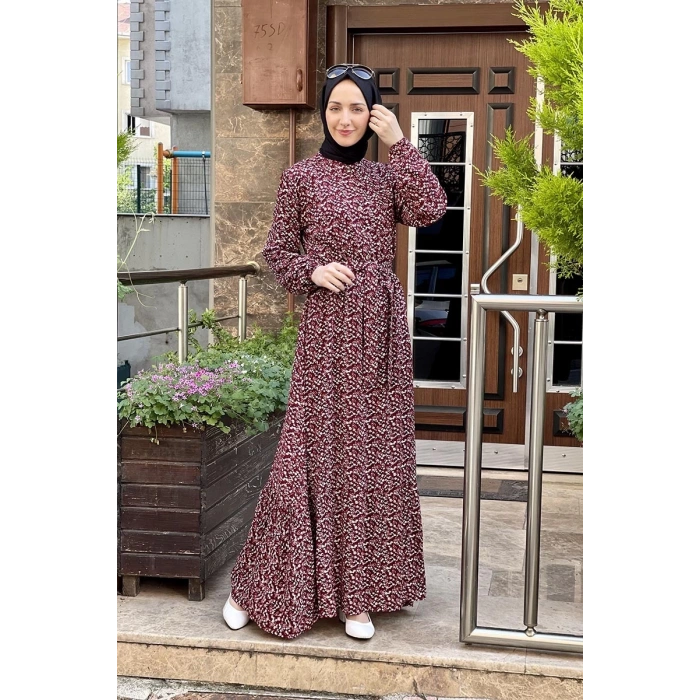 Moda Çizgi Tesettür Elbise