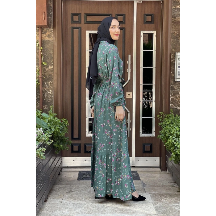 Moda Çizgi Tesettür Elbise