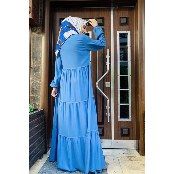 Moda Çizgi Tesettür Elbise