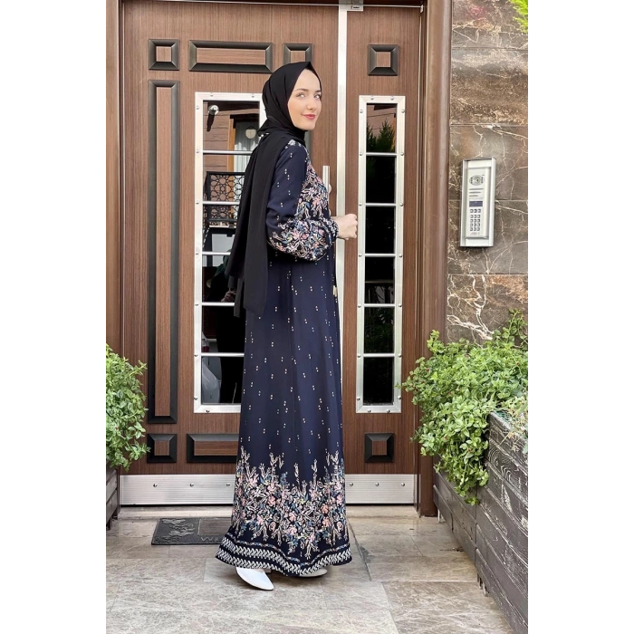 Moda Çizgi Tesettür Elbise