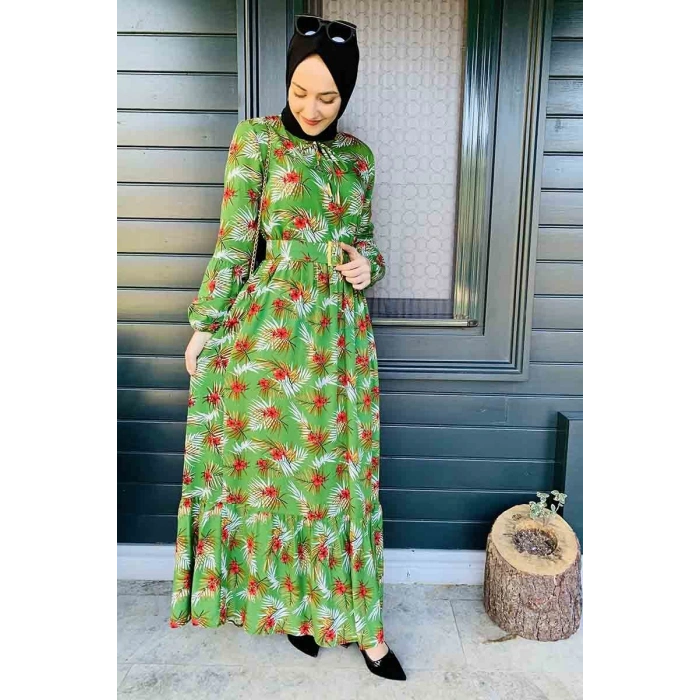 Moda Çizgi Tesettür Elbise