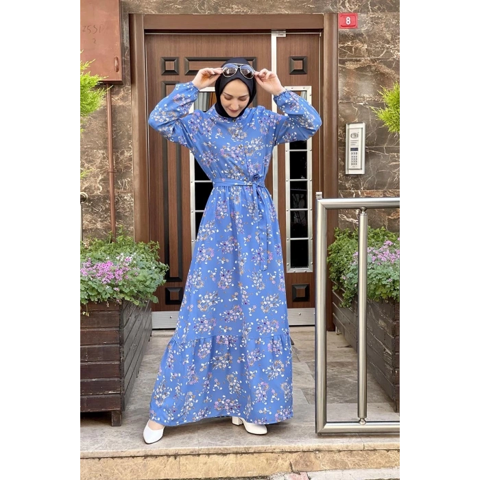 Moda Çizgi Tesettür Elbise